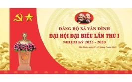 ĐẠI HỘI ĐẠI BIỂU ĐẢNG BỘ XÃ VÂN ĐÌNH LẦN THỨ I, NHIỆM KỲ 2025 - 2030: VỮNG VÀNG NIỀM TIN SẮT SON THEO ĐẢNG