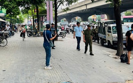 Phường Thanh Xuân ra quân chấn chỉnh trật tự đô thị, vệ sinh môi trường đón lễ lớn