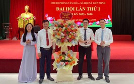 Đại hội Chi bộ Phòng Văn hoá - Xã hội xã Liên Minh nhiệm kỳ 2025 - 2030