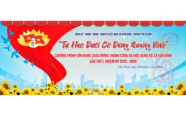 THƯ MỜI THAM DỰ CHƯƠNG TRÌNH NGHỆ THUẬT CHÀO MỪNG THÀNH CÔNG ĐẠI HỘI ĐẢNG BỘ XÃ VÂN ĐÌNH LẦN THỨ I, NHIỆM KỲ 2025 - 2030