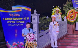 XÚC ĐỘNG LỄ THẮP NẾN TRI ÂN TẠI NGHĨA TRANG LIỆT SĨ HIỀN NINH, XÃ NỘI BÀI