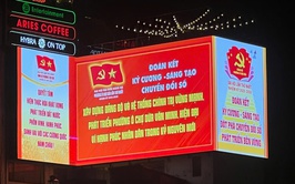 Ô Chợ Dừa rực rỡ chào mừng Đại hội đại biểu Đảng bộ Phường lần thứ I, nhiệm kỳ 2025-2030