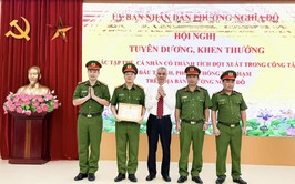 Hội nghị tuyên dương, khen thưởng thành tích đột xuất trong công tác đấu tranh, phòng chống tội phạm trên địa bàn phường Nghĩa Đô