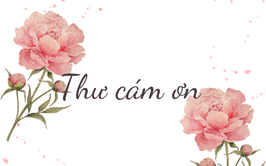 Thư cám ơn