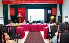 UBND phường Sơn Tây làm việc với Trạm y tế