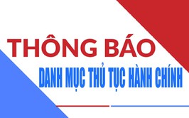Danh mục Thủ tục hành chính cấp tỉnh, cấp xã, dùng chung trên địa bàn thành phố Hà Nội