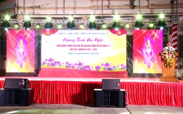 Ấn tượng chương trình văn nghệ chào mừng thành công Đại hội đại biểu Đảng bộ xã Thanh Trì lần thứ I, nhiệm kỳ 2025 – 2030