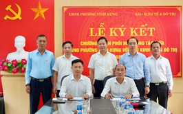 PHƯỜNG VĨNH HƯNG – BÁO KINH TẾ VÀ ĐÔ THỊ TĂNG CƯỜNG PHỐI HỢP TRONG CÔNG TÁC TRUYỀN THÔNG GIAI ĐOẠN MỚI