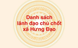 DANH SÁCH LÃNH ĐẠO CHỦ CHỐT XÃ HƯNG ĐẠO