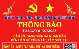 Thông tin trụ sở làm việc của xã Tiến Thắng