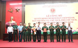 Phường Chương Mỹ tổ chức lễ trao quyết định chỉ định Ban chấp hành Hội Cựu chiến binh phường