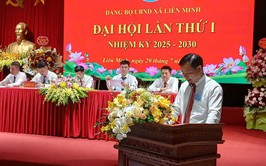 Đại hội Đảng bộ UBND xã Liên Minh lần thứ I, nhiệm kỳ 2025-2030