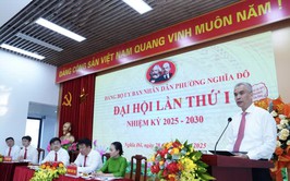 Đại hội Đảng bộ UBND phường Nghĩa Đô lần thứ nhất, nhiệm kỳ 2025-2030