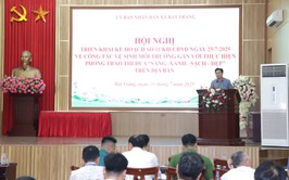 UBND xã Bát Tràng triển khai Kế hoạch về công tác vệ sinh môi trường gắn với thực hiện phong trào thi đua Sáng - Xanh - Sạch - Đẹp trên địa bàn xã