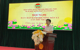 Hội nghị lần thứ nhất Ban Chấp hành Hội Nông dân xã Ô Diên: Thống nhất phương hướng, nhiệm vụ trọng tâm sau sáp nhập