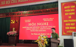 Triển khai thực hiện công tác PCCC và CNCH trên địa bàn xã Đan Phượng.