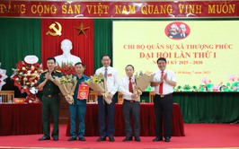 Chi bộ Quân sự xã Thượng Phúc tổ chức thành công Đại hội lần thứ I, nhiệm kỳ 2025 – 2030
