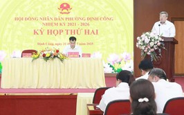 HĐND phường Định Công thông qua nghị quyết đổi tên 30 tổ dân phố