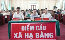 Đoàn đại biểu HĐND thành phố Hà Nội tiếp xúc cử tri  5 xã Thạch Thất, Yên Xuân, Hạ Bằng, Hòa Lạc, Tây Phương