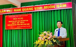 Xã Yên Bài tổ chức hội nghị công bố các quyết định thành lập các phòng ban, đơn vị trực thuộc và bổ nhiệm cán bộ.