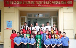 Lễ treo biển Cơ quan Ủy ban MTTQ Việt Nam phường Hoàn Kiếm