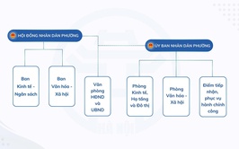 Cập nhật sơ đồ bộ máy hành chính phường Láng, thành phố Hà Nội