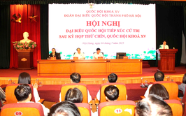 Đoàn đại biểu Quốc hội thành phố Hà Nội tiếp xúc với cử tri các xã, phường thuộc đơn vị bầu cử số 2 sau kỳ họp thứ Chín, Quốc hội khóa XV