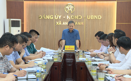 UBND xã An Khánh giao ban các công việc đã thực hiện sau sắp xếp mô hình chính quyền địa phương 2 cấp
