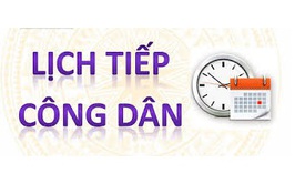 Lịch tiếp công dân quý III/2025 - UBND phường Khương Đình