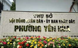 Sơ đồ tổ chức bộ máy UBND phường Yên Hòa