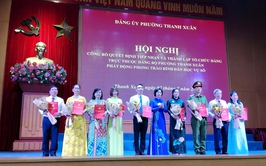 Hội nghị công bố quyết định tiếp nhận và thành lập tổ chức Đảng trực thuộc, phát động phong trào “Bình dân học vụ số”