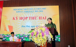 Xã Hòa Phú: Tổ chức Kỳ họp thứ Hai HĐND xã Khóa I, nhiệm kỳ 2021-2026

