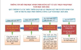 Thông tin hỗ trợ học sinh & cha mẹ học sinh đăng ký, xác nhận nhập học vào lớp 10 công lập tại Hà Nội