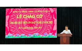 ĐẢNG ỦY - HĐND - UBND - UB MTTQ VIỆT NAM XÃ BA VÌ TỔ CHỨC LỄ CHÀO CỜ SÁNG THỨ 2 ĐẦU TUẦN VÀ KÊU GỌI ỦNG HỘ QUỸ ĐỀN ƠN ĐÁP NGHĨA NĂM 2025