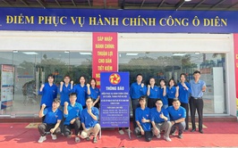 Tuổi trẻ Ô Diên ra quân hỗ trợ vận hành mô hình chính quyền địa phương hai cấp