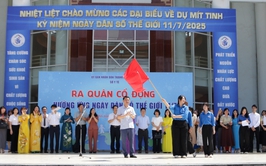 Hà Nội mít tinh hưởng ứng ngày Dân số thế giới 11/7