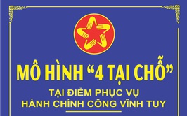 Điểm phục vụ hành chính công Vĩnh Tuy thực hiện mô hình 