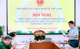 Hội Cựu chiến binh xã Thư Lâm tổ chức hội nghị triển khai các kế hoạch, phát động các phong trào thi đua chào mừng đại hội Đảng bộ xã Thư Lâm lần thứ Nhất nhiệm kỳ 2025 - 2030.