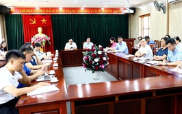 Đồng chí Bí thư Đảng ủy xã chủ trì hội nghị trực tuyến tập huấn sử dụng phần mềm quản lý văn bản và điều hành thành phố tại điểm cầu xã Sơn Đồng