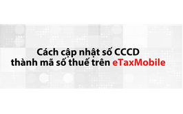 Hướng dẫn cập nhật số CCCD thành mã số thuế