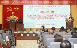 Hội nghị triển khai nhiệm vụ trọng tâm về công tác phòng cháy, chữa cháy những tháng cuối năm 2025 trên địa bàn phường Bạch Mai.