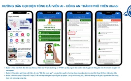 Hà Nội ra mắt hai tính năng mới trên ứng dụng iHanoi: Trợ lý ảo và Tổng đài viên AI Công an Hà Nội