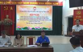 BAN THƯỜNG TRỰC UB MTTQ VIỆT NAM XÃ THƯ LÂM TỔ CHỨC HỘI NGHỊ CHUYÊN ĐỀ