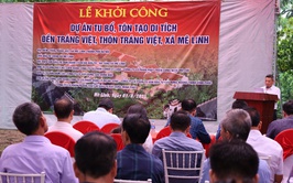 Xã Mê Linh: Khởi công dự án tu bổ, tôn tạo Di tích Đền Tráng Việt