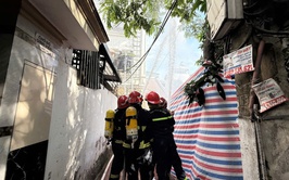 Phường Xuân Phương tổ chức diễn tập phương án chữa cháy và cứu nạn, cứu hộ