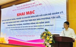 Tây Hồ: Tập huấn ứng dụng công nghệ trí tuệ nhân tạo (AI) trong công tác quản lý và giảng dạy