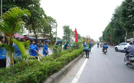 ĐOÀN THANH NIÊN XÃ THANH OAI: RA QUÂN TỔNG VỆ SINH MÔI TRƯỜNG CHÀO MỪNG ĐẠI HỘI ĐẠI BIỂU ĐẢNG BỘ XÃ LẦN THỨ I, NHIỆM KỲ 2025-2030