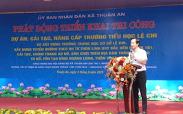 Xã Thuận An khởi công nhiều công trình chào mừng Đại hội Đảng các cấp