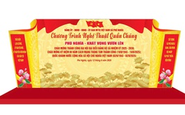 Thông báo về tổ chức chương trình nghệ thuật quần chúng chào mừng thành công Đại hội đại biểu Đảng bộ xã Phú Nghĩa lần thứ I, nhiệm kỳ 2025 – 2030