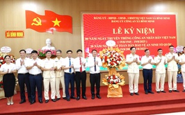 Xã Bình Minh tổ chức kỷ niệm 80 năm ngày truyền thống Công an Nhân dân và 20 năm Ngày hội Toàn dân bảo vệ an ninh Tổ Quốc